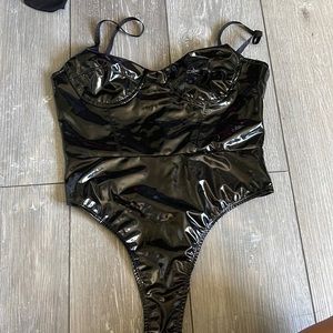 Latex body suit